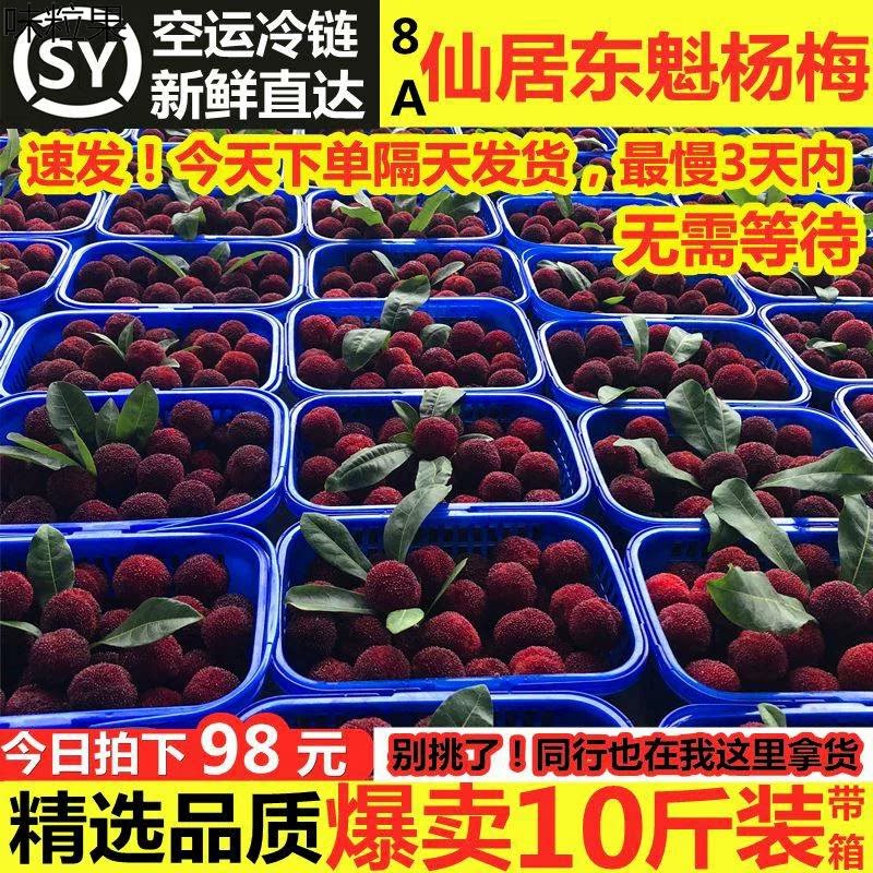 仙居冰冻杨梅新鲜好吃现发东魁大杨梅当季水果整箱6斤
