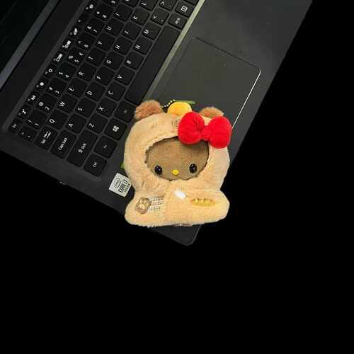 头顶橘子卡皮巴拉娃衣HelloKitty毛绒挂件 KT 公仔钥匙扣包包挂饰