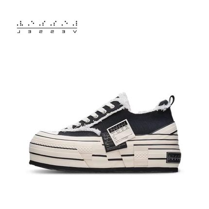 【12/25 12点限时发售】xVESSEL汪苏泷同款厚底百搭开口笑爬梯鞋