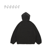 xVESSEL吴建豪秋冬新款 卫衣保暖摇粒绒廓形拉链连帽外套男女同款