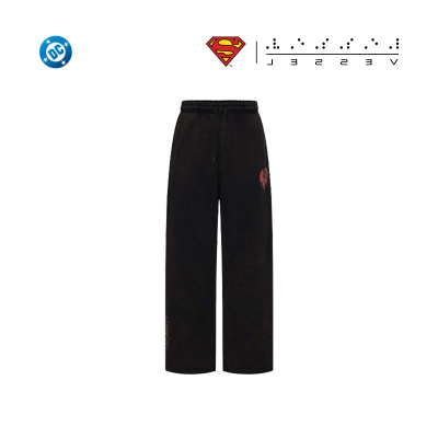 xVESSEL超人联名长裤休闲潮流时尚系带百搭宽松卫裤男女同款
