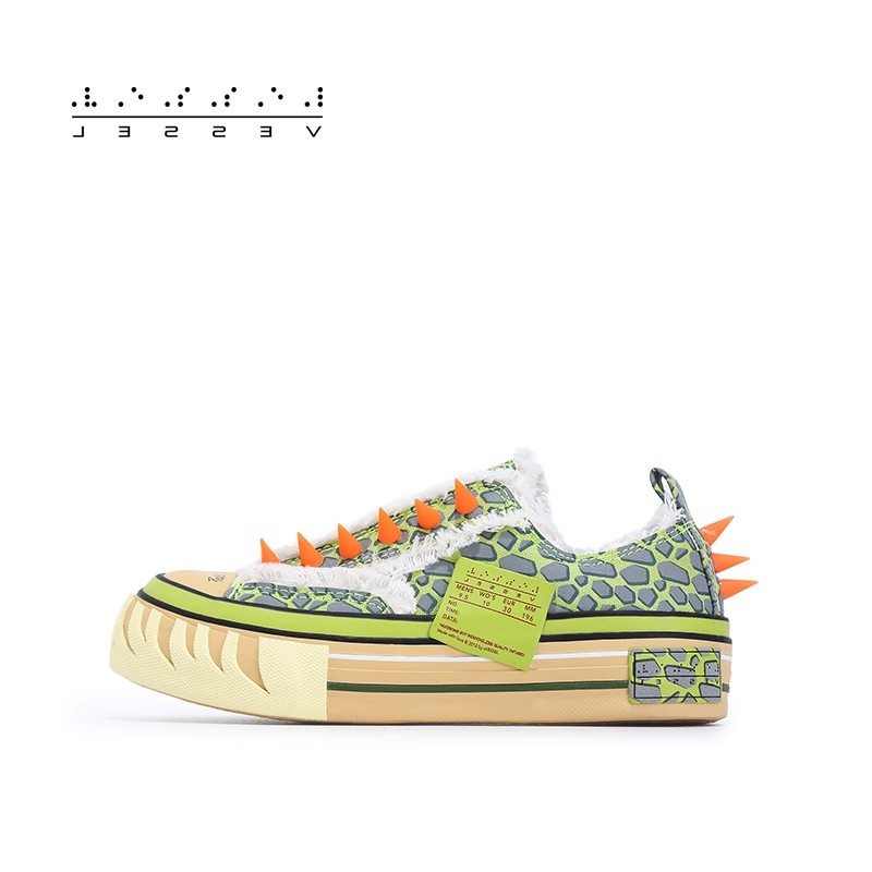 xvessel圆头低帮帆布鞋软底舒适