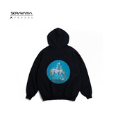 xVESSEL 宽松休闲百搭连帽潮流卫衣 时尚 空山基联名 男女同款