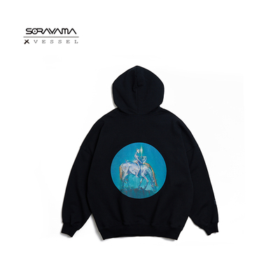 xVESSEL【空山基联名】男女同款时尚宽松休闲百搭连帽潮流卫衣