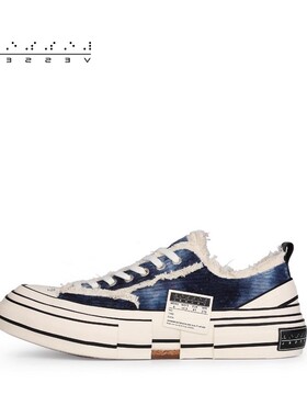 【1/26 12点限时发售】xVESSEL明星同款扎染灯芯绒低帮帆布鞋