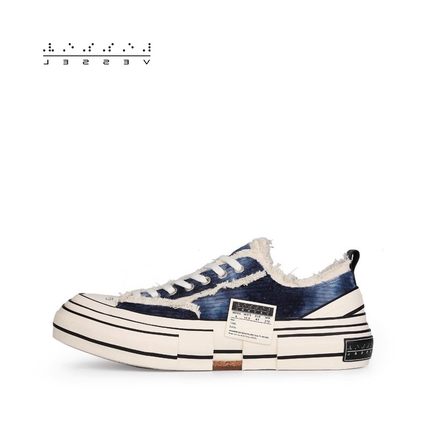 【12/25 12点限时发售】xVESSEL明星同款扎染灯芯绒低帮帆布鞋