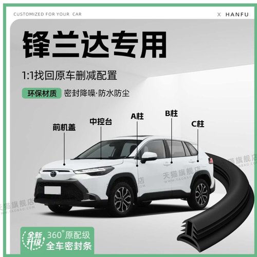 【锋兰达原厂款】强效隔音密封条