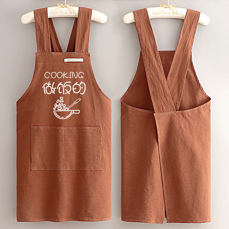 夏季纯色透气围裙厨房做饭防油家务耐脏成人上班工作服定制印字,家庭/个人清洁工具,围裙,淘宝优惠券,粉丝福利购,淘宝优惠卷