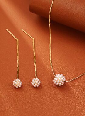 仙女风小米珠项链时尚高级感精致