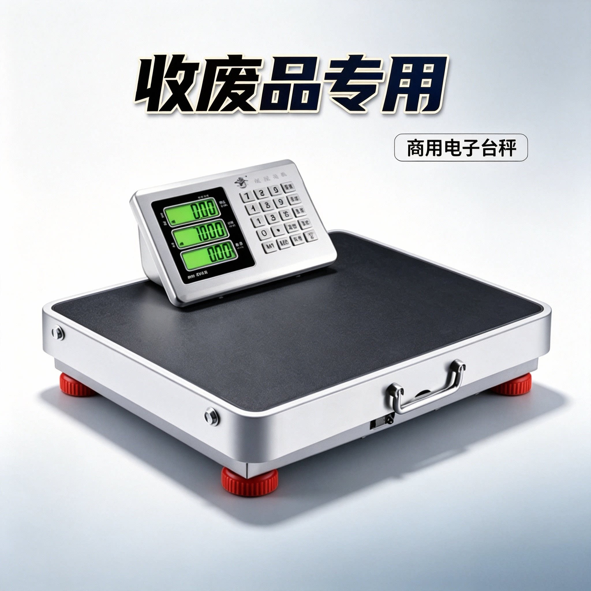 废品回收秤150kg电子秤台秤300公斤手提分离式台称600kg商用秤