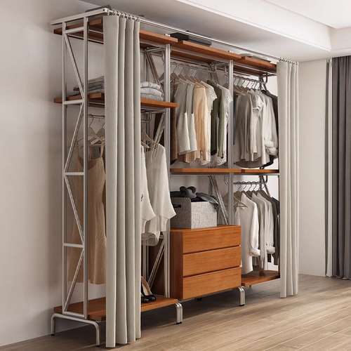 南辉简约金属衣柜衣帽间