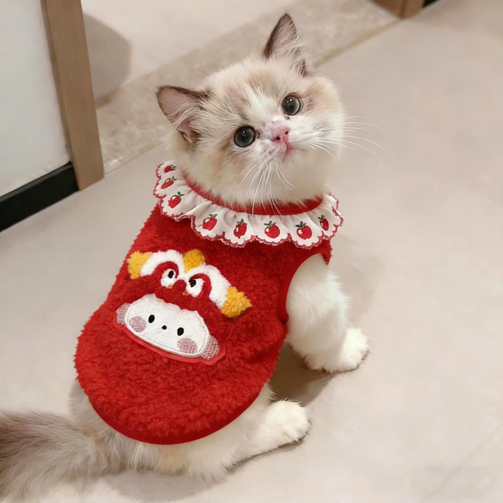 狗狗新年衣服2026宠物比熊泰迪小狗红色喜庆马甲秋冬新款加厚保暖,宠物/宠物食品及用品,狗宠物服装/雨衣,淘宝优惠券,粉丝福利购,淘宝优惠卷