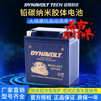 猛狮摩托车电瓶12V蓄电池10L-A2雅马哈XV250力帆V16望江GN250三轮