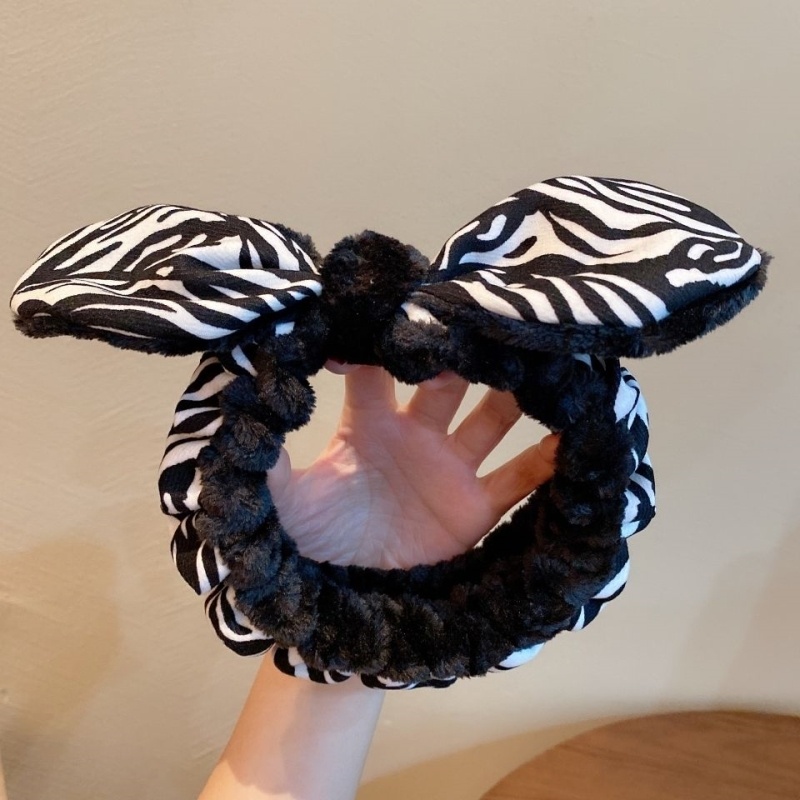 洗脸头发防湿神器可爱超萌兔耳朵化妆敷面膜洗漱专用女束发带头箍