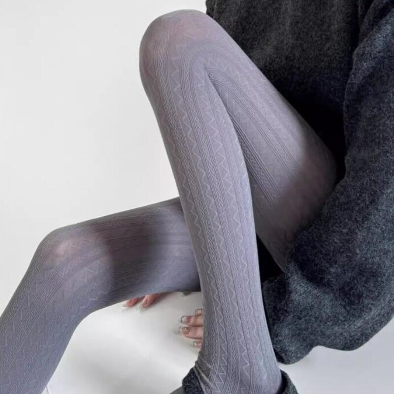 打底袜春秋款日系jk竖纹连裤袜子女外穿丝袜lolita甜美防勾丝显瘦
