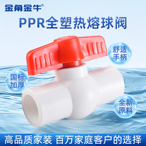金角金牛ppr全塑球阀4分1寸