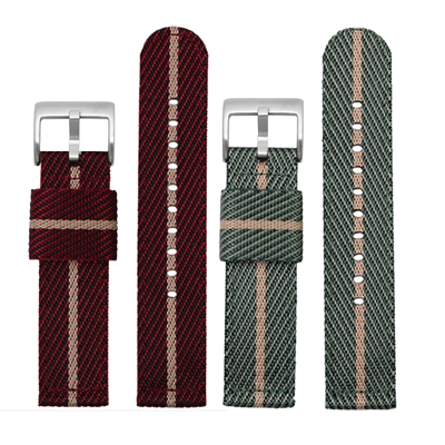 雷米龙松拓帆布尼龙手表带