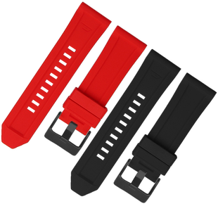 适配Diese迪赛DZT智能表THEDADDIE系列 CRUSHER变色龙DZ1893大表盘硅胶橡胶手表带男24