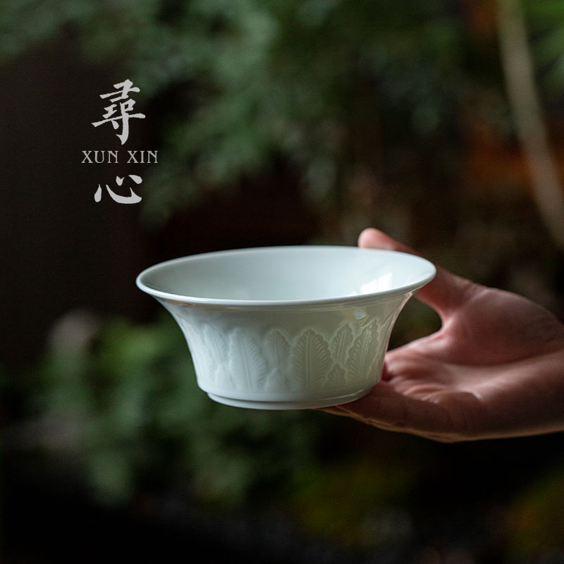 影青大业有成建水陶瓷壶承养壶垫茶渣桶禅意花器功夫茶具茶道配件