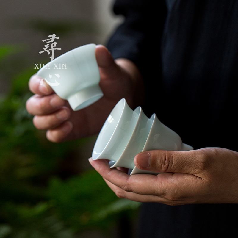 湖田窑仿宋茶杯家用陶瓷