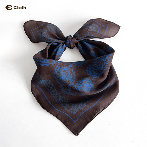 CKDH美拉德复古腰果花方巾