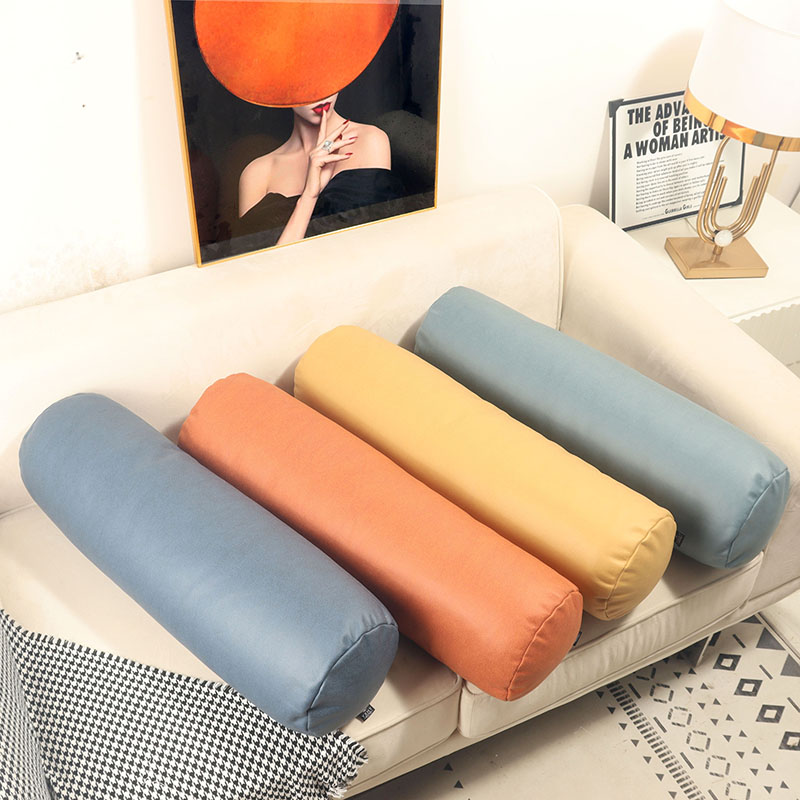 沙发头枕靠头脖子靠枕腰枕圆柱护腰靠垫腿脚长条形抱枕侧睡靠背垫