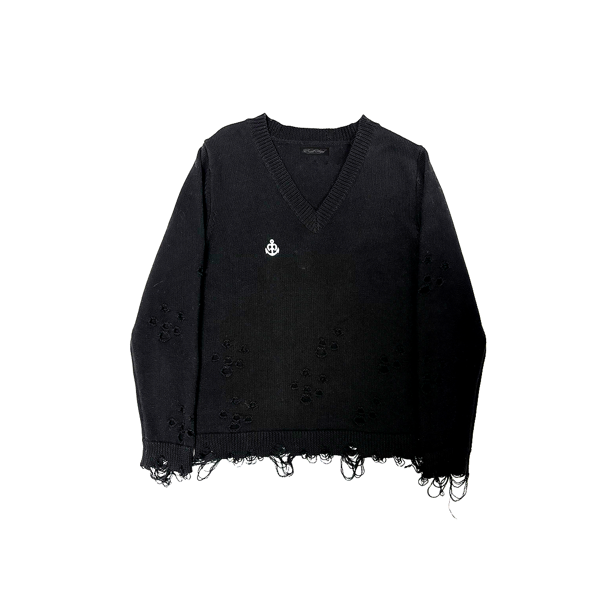 BSSHTTWASILV字领破坏毛衣