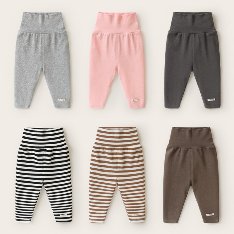 咔咔熊猫婴儿衣服儿童高腰护肚长