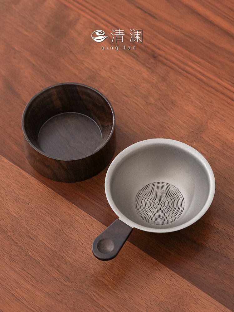 清澜纯钛茶漏茶滤超细单个高档茶叶过滤器茶隔茶水分离茶具配件,餐饮具,茶滤,淘宝优惠券,粉丝福利购,淘宝优惠卷