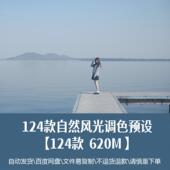 PS预设安装 精选124套自然风光调色预设文件电影胶卷LR LUT 教程