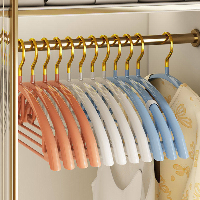 浸塑不锈钢金钩半圆衣架家用衣挂防滑无痕衣服架衣柜衣服挂衣架子,商业/办公家具,衣架,淘宝优惠券,粉丝福利购,淘宝优惠卷