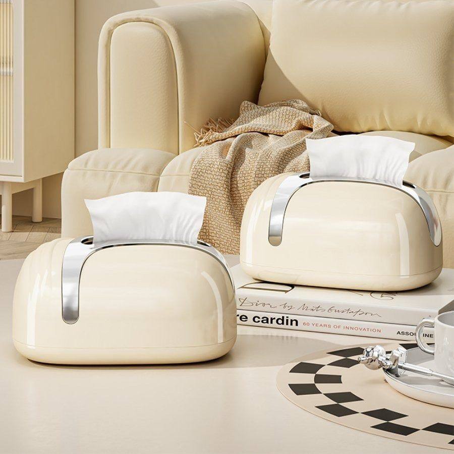 简约奶油风格纹纸巾盒风家用客厅纸巾收纳盒桌面抽纸盒创意轻奢风,收纳整理,纸巾盒,淘宝优惠券,粉丝福利购,淘宝优惠卷