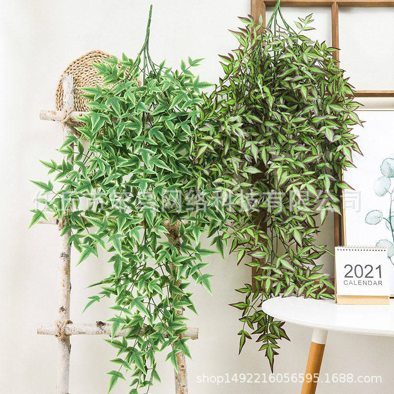 仿真橄榄叶柳叶树叶壁挂墙面装饰假树枝叶子假花藤条室内北欧绿植,鲜花速递/花卉仿真/绿植园艺,商务用花,淘宝优惠券,粉丝福利购,淘宝优惠卷