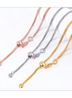 925纯银锁骨链肖邦链女士毛衣链