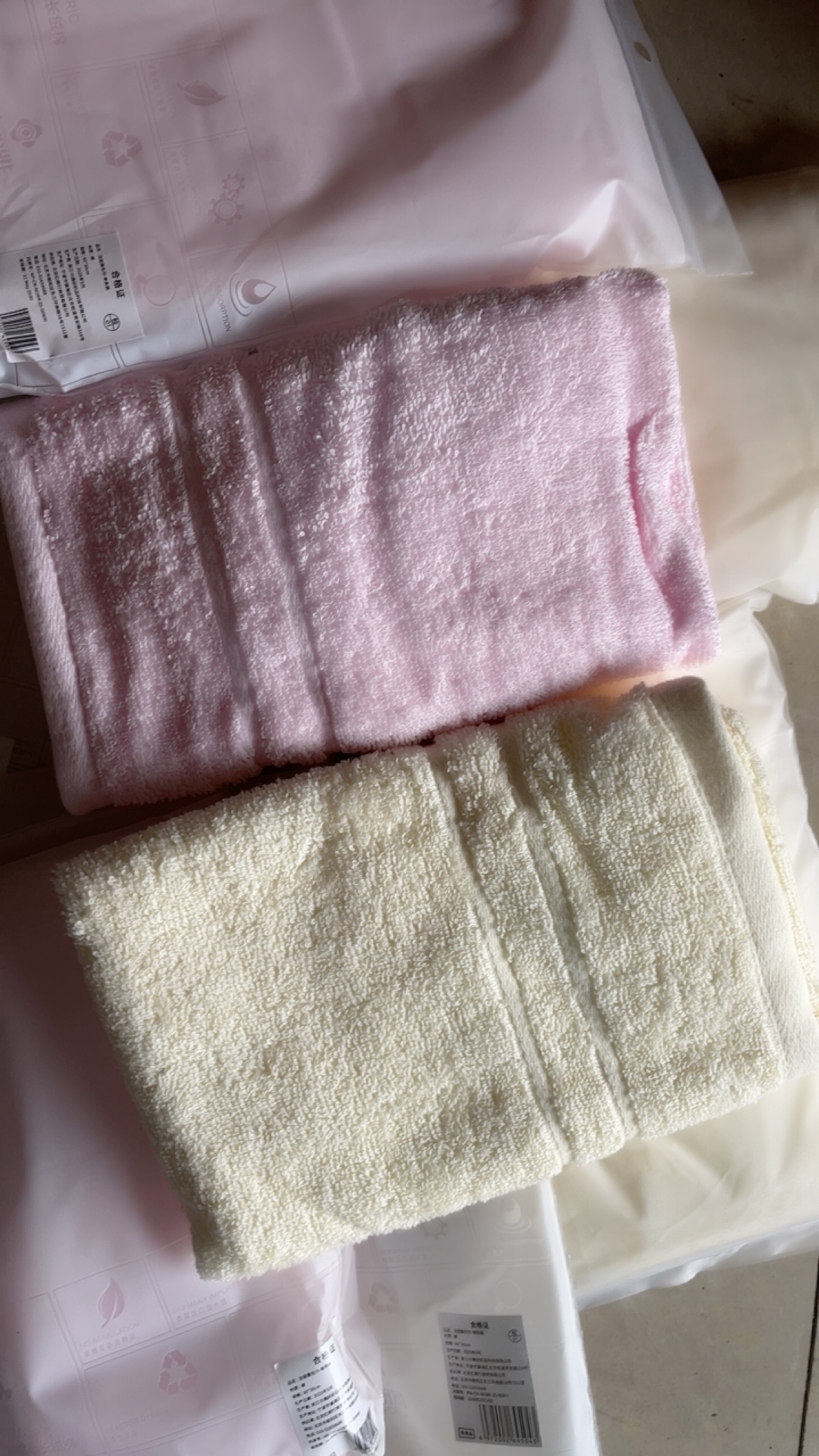 粉黄随机发一条60*30cm毛巾100%棉毛巾面巾洗脸巾男女儿童澡巾