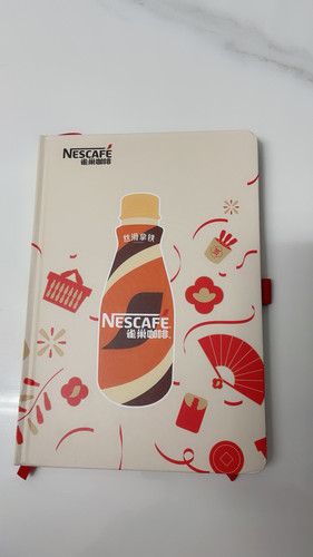 雀巢礼品即饮咖啡笔记本A5工业板加道林纸空白笔记本