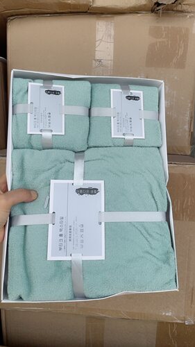 绿色紫色随机毛巾三件套浴巾面巾洗脸巾男女成人家用毛巾洗澡毛巾