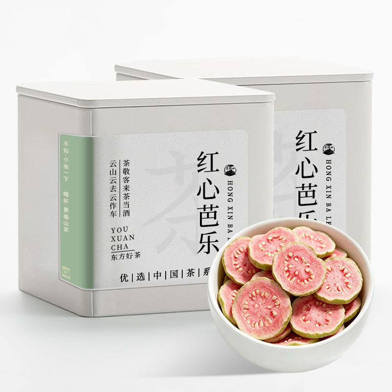 景福山 红心芭乐干番石榴水果干鲜果原切果脯蜜饯果干花果茶70g