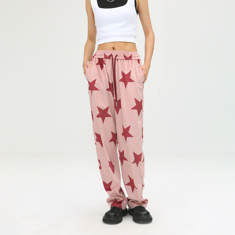 潮流丝绒裤PASET宽松时尚