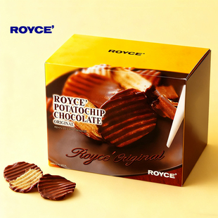 现货当天发日本网红零食ROYCE生巧克力薯片蔡文静推荐送女友礼盒
