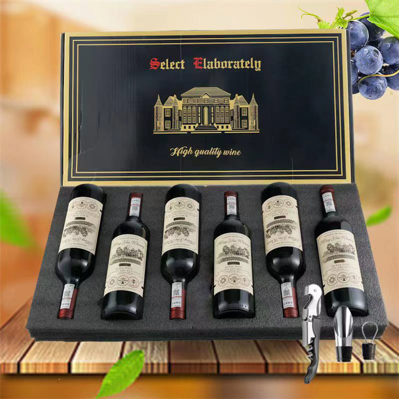 法国进口红酒名瑶酒庄田园佳酿干红葡萄酒整箱婚庆节日送礼_虎窝淘