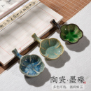 兰斋旗舰店陶瓷墨碟毛笔架笔搁笔舔小水碟墨蝶文房四宝功能创意小砚台盛墨汁墨池墨盒墨盘笔洗多国画书法用品