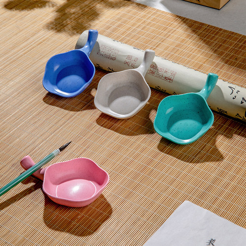 兰斋文房仿瓷墨碟多功能水碟