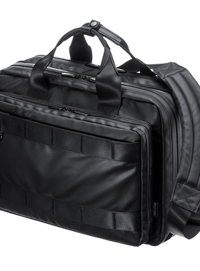 日本SANWA防水笔记本电脑包14/15.6寸男士背包出差通勤公文包3WAY