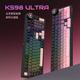 红龙KS98ultra机械键盘RGB背光三模客制化键盘游戏办公