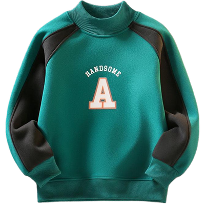 2025新款男童卫衣儿童秋冬内搭打底衫男孩炸街冬季加厚加绒一体绒