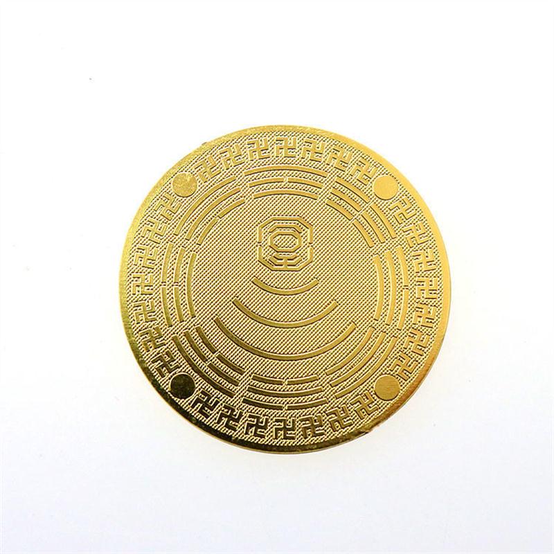 道易手机贴金属黄铜贴四件套六件套黑洞和合万缘贴护身符手机贴