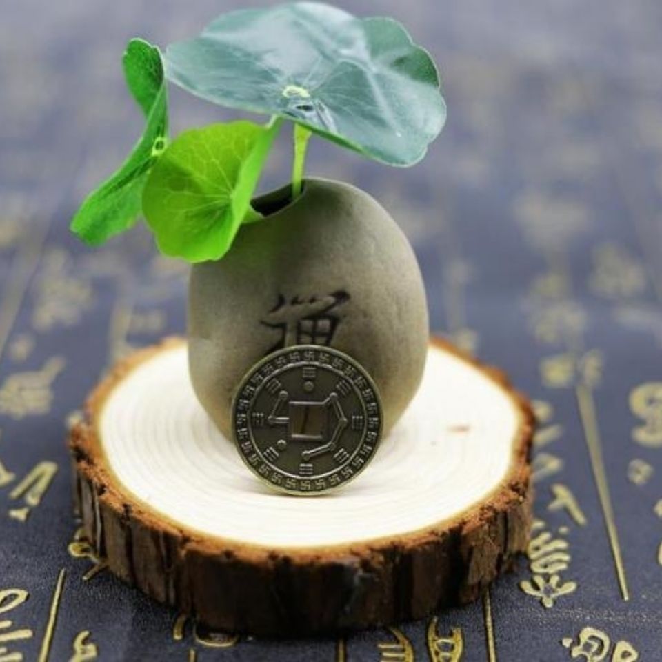 道易风水能量铜钱祖炁八卦铜钱