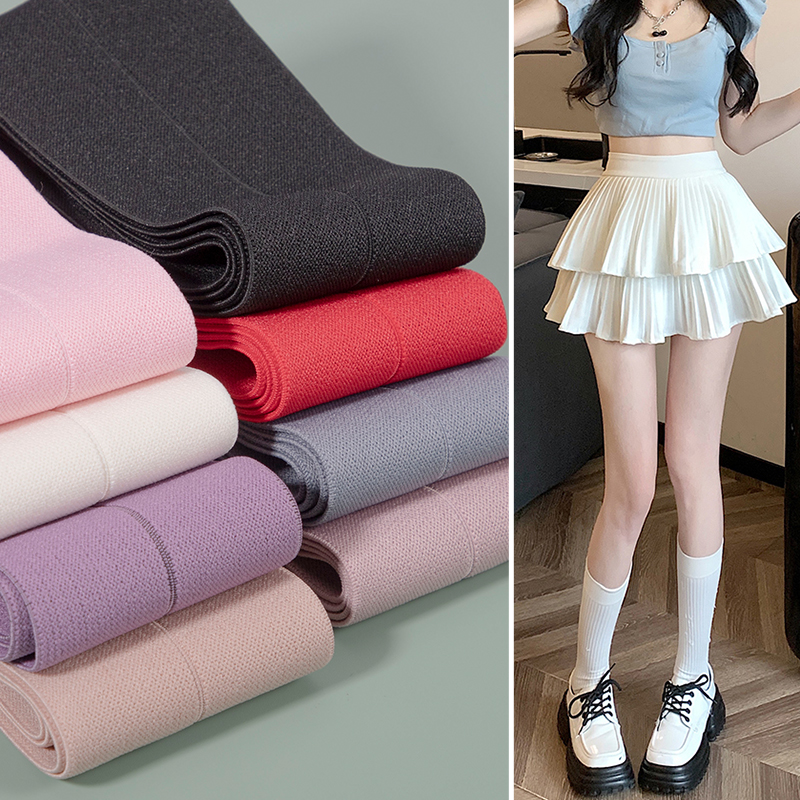 美亚娜对折松紧带高弹力耐用裙腰