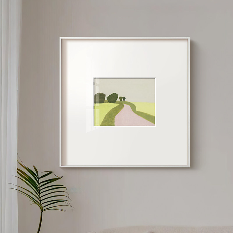 温柔风景画 画》法式覆古艺术玄关客厅饭厅挂画 画北欧ins原木风